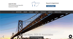 Desktop Screenshot of dnamdental.com